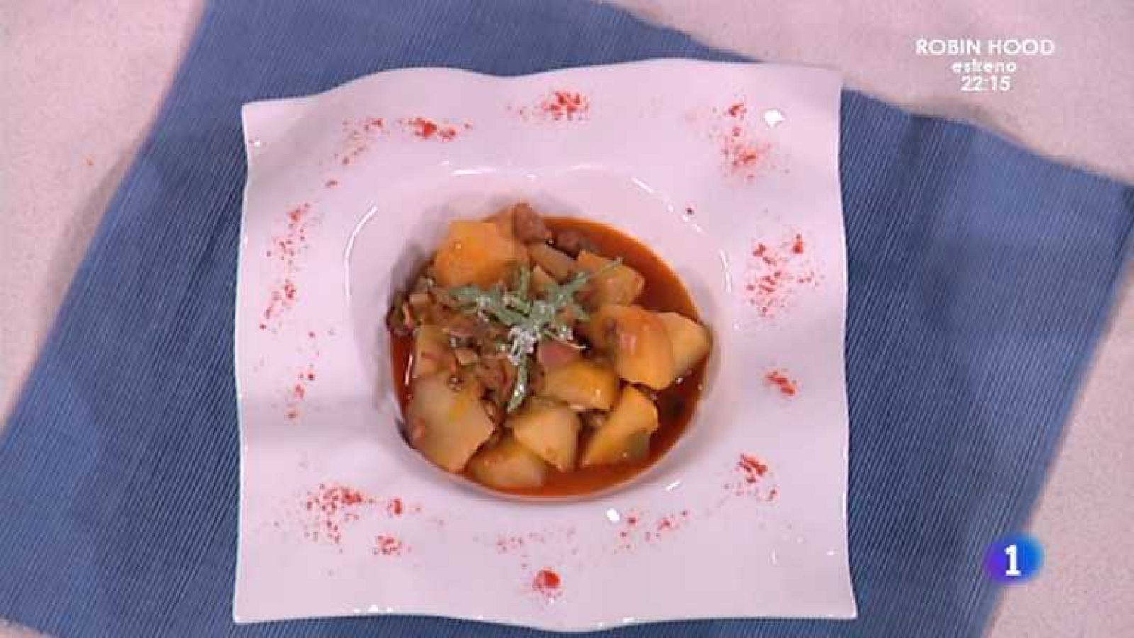 Cocina con Sergio - Patatas estofadas con chorizo y pimentón - ver ahora