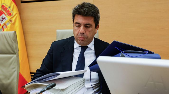 L'informatiu - Comunitat Valenciana - El TSJ de la Comunitat Valenciana decidix no investigar Carlos Mazón per la gestió de la dana