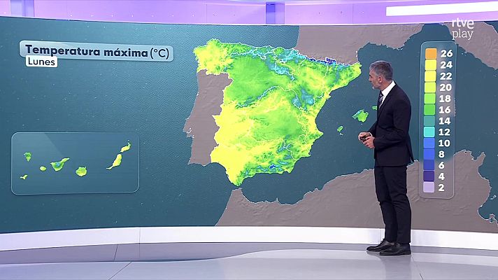 El tiempo - Rachas muy fuertes de viento de norte en Ampurdán, Mallorca, Menorca y bajo Ebro, y de levante en Cádiz