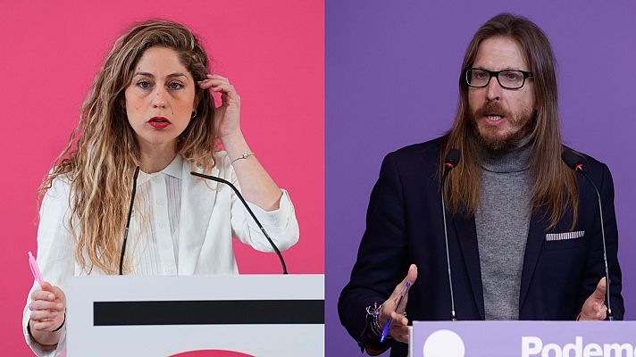 Telediario 1 - Sumar y Podemos asumen el "palo enorme" en Castilla y León tras desaparecer de las Cortes