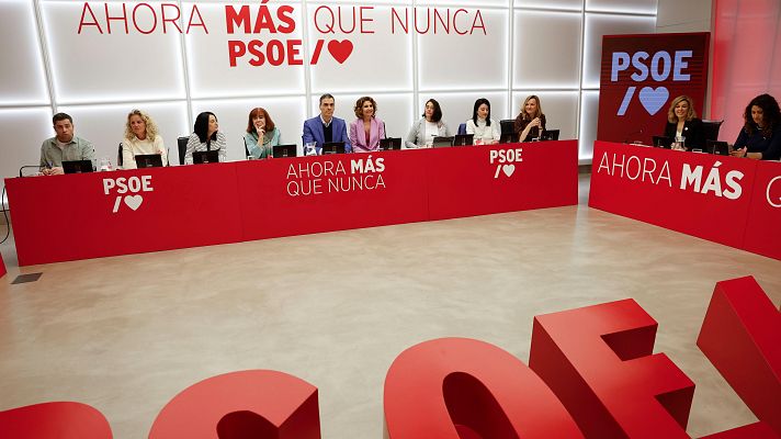 Telediario 1 - El PSOE valora positivamente los resultados en Castilla y León y cree que "Feijóo es el mejor fichaje de Vox"