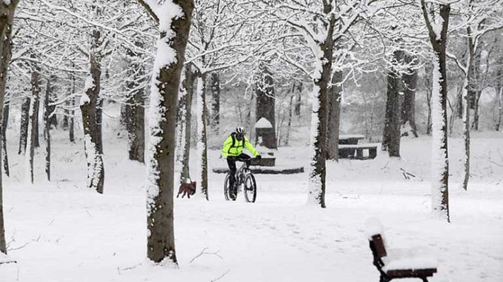 Telediario 1 - Fin de semana de mucho frío en el norte de España