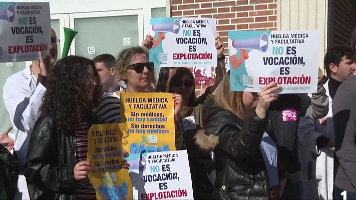 Telenorte - País Vasco - Segundo día de huelga de médicos en Euskadi