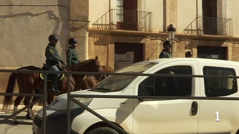 La unidad de caballería de la Guardia Civil refuerza la vigilancia ante la oleada de robos en el Jiloca (Teruel) - Noticias Aragón | Ver