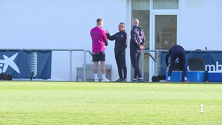 Noticias Aragón - Oltra ya entrena a la S.D. Huesca