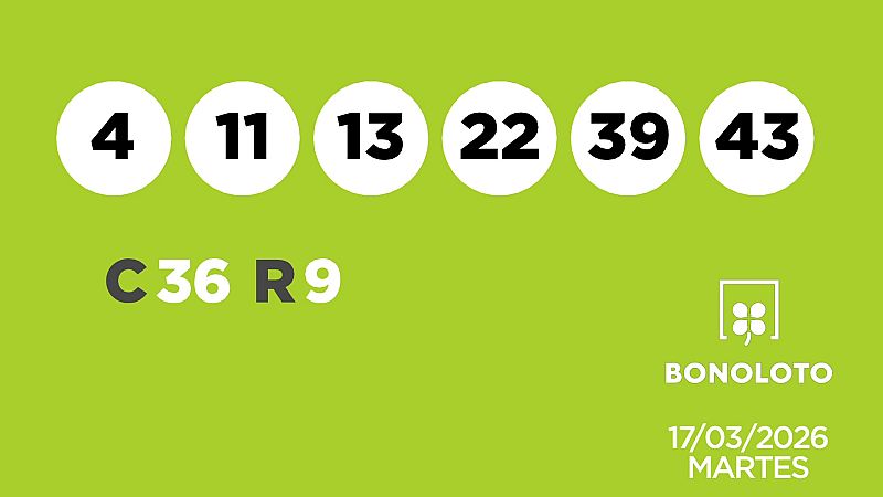 Sorteo de la Lotería Bonoloto y Euromillones del 17/03/2025 - Ver ahora