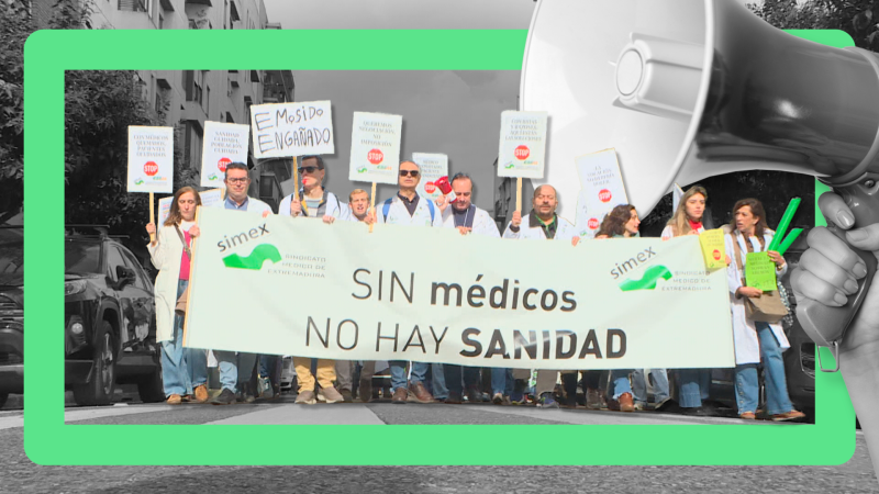 Manifestaciones de médicos en Badajoz y Cáceres - Ver ahora