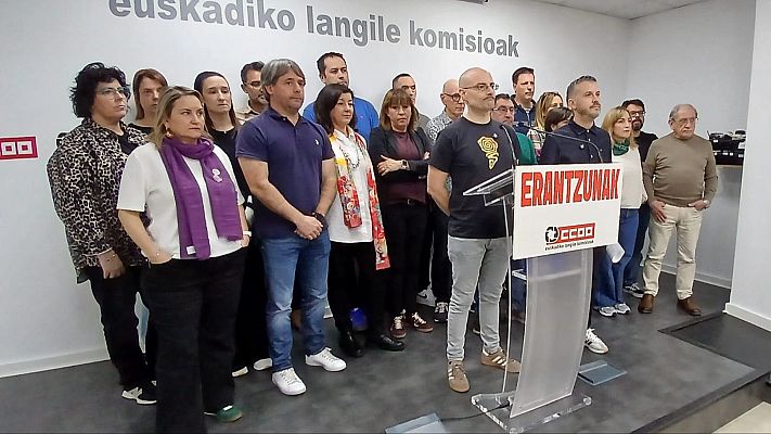 Telenorte - País Vasco - CCOO se defiende de los ataques al euskera y denuncia su veto en la Korrika