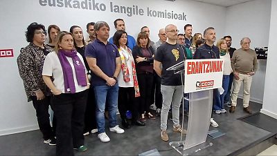 CCOO se defiende de los ataques al euskera y denuncia su veto en la Korrika | RTVE Play - Ver ahora