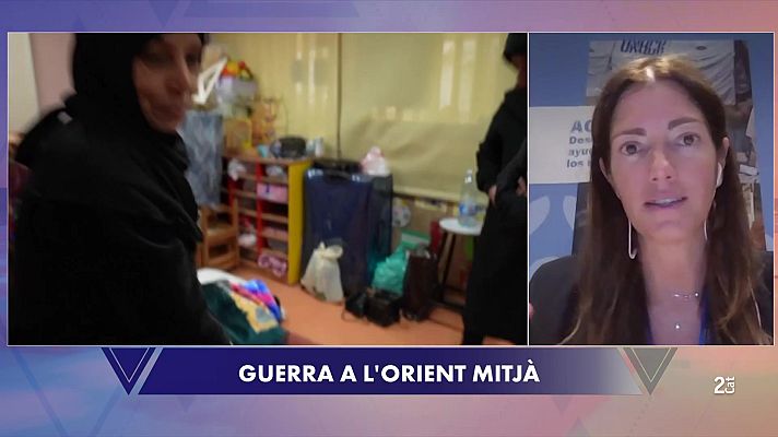 El Vespre - 4 milions de desplaçats en dues setmanes de conflicte a l'Orient Mitjà