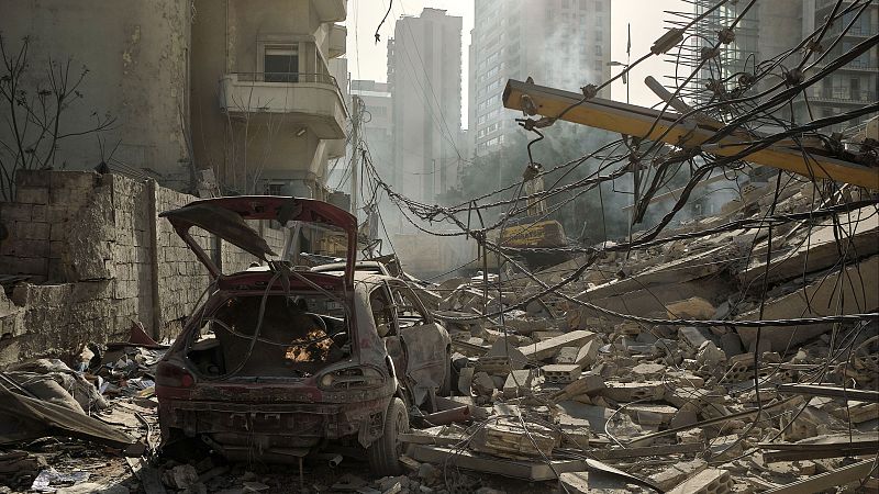 Ataques israelíes en Beirut causan más de diez muertos - Telediario 2 | Ver