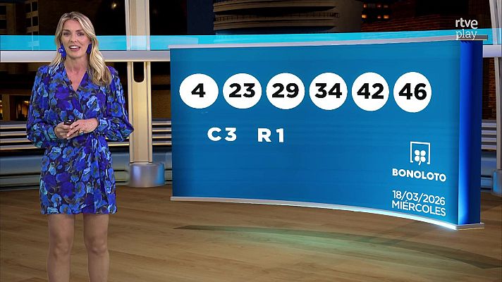Loterías - Sorteo de la Bonoloto y Euromillones del 18/03/2026