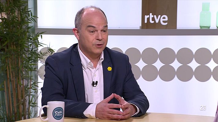 Cafè d'idees - Turull veu la retirada del pressupost com "la cirereta del fracàs"