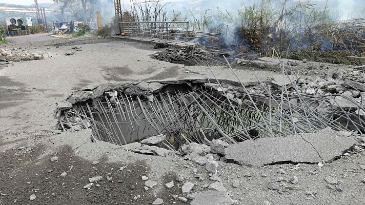 Telediario 1 - Israel convierte en objetivos los puentes sobre el río Litani, en el sur del Líbano