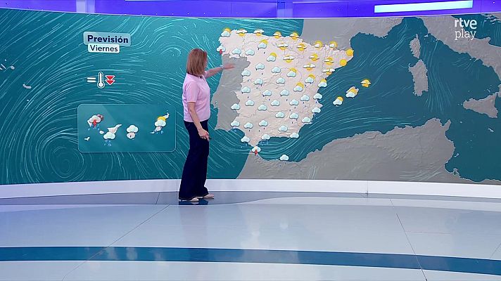 El tiempo - Precipitaciones fuertes en las islas Canarias, con acumulados de nieve en cumbres y viento muy fuerte