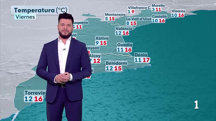 L'informatiu - Comunitat Valenciana - El tiempo en la Comunitat Valenciana 19/03/26