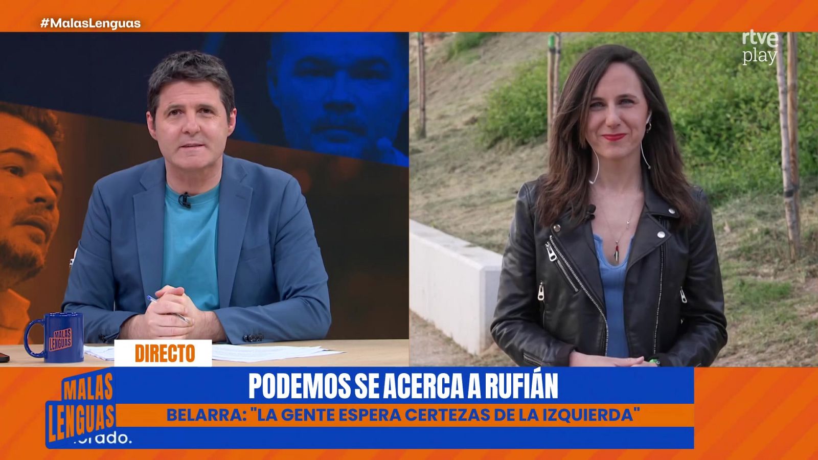 Jesús Cintora entrevista a Ione Belarre - Malas lenguas | Ver