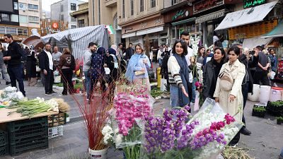 Teherán recupera algo el pulso con el inicio del año nuevo persa