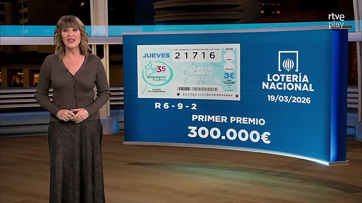 Loterías - Sorteo de la Lotería Nacional, Bonoloto, Primitiva y Jóker del 19/03/2026