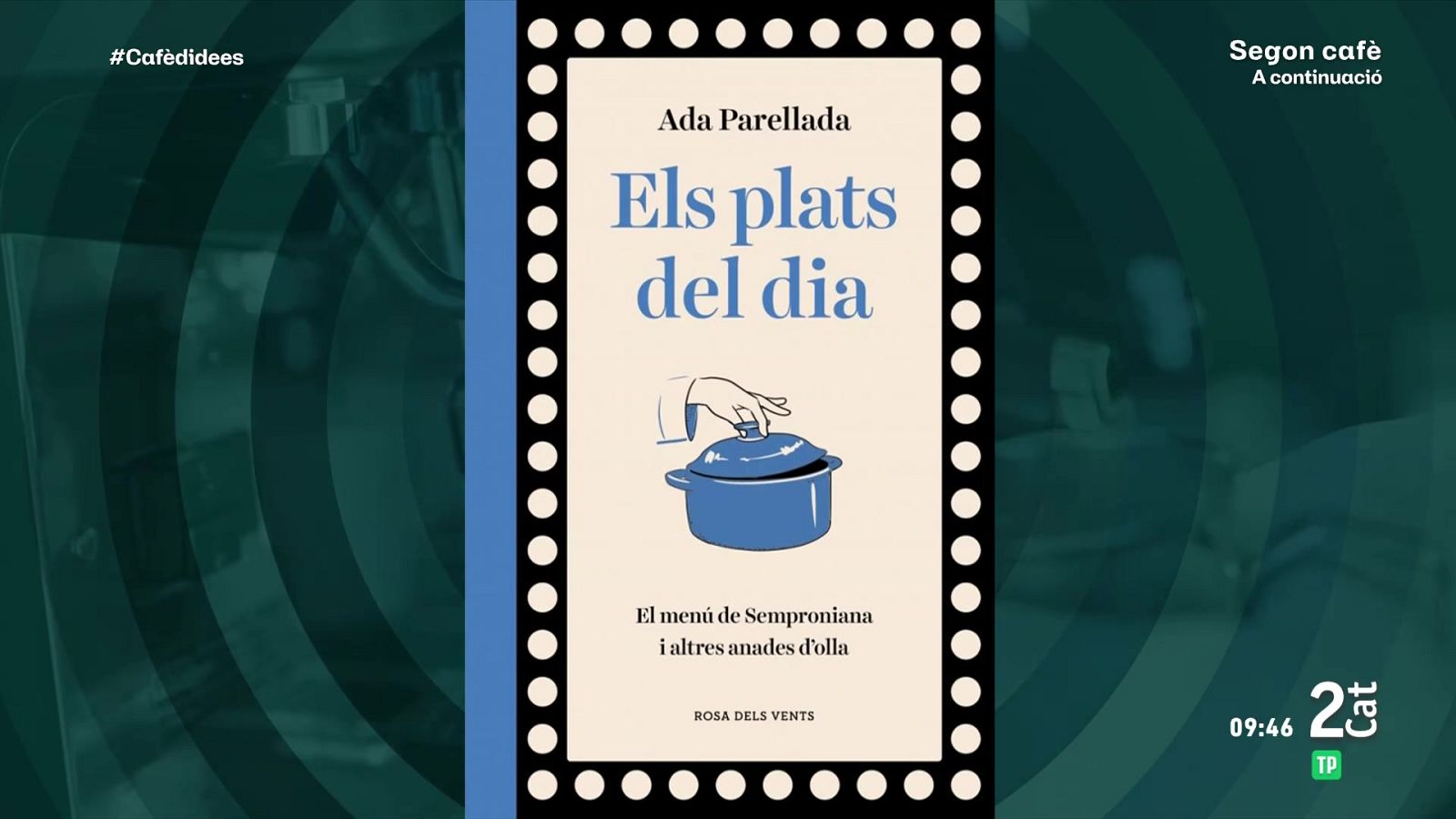 L'Ada Parellada presenta el llibre 'Els plats del dia', un recull dels plats més típics del menú del dia
