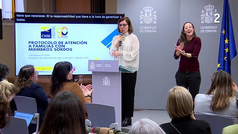 Protocolo de Atenci�n a Familias con miembros sordos - En lengua de signos | Ver