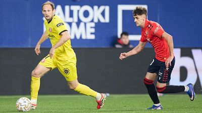 Osasuna - Girona: resumen del partido de la 29ª jornada de Liga | Primera