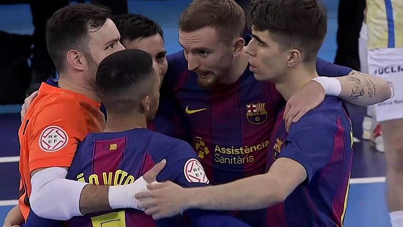 Copa de España | FC Barcelona - Viña Albali Valdepeñas: resumen - Fútbol Sala | Ver