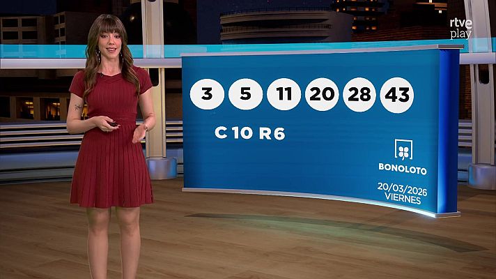 Loterías - Sorteo de la Bonoloto y Euromillones del 20/03/2026