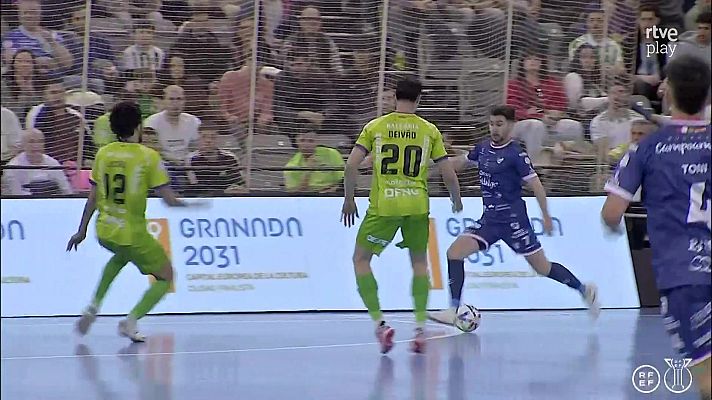 Fútbol Sala - Copa de España. 1/4 Final: Quesos Hidalgo Manzanares - Illes Balears Palma Futsal. 1º Partido Resumen 