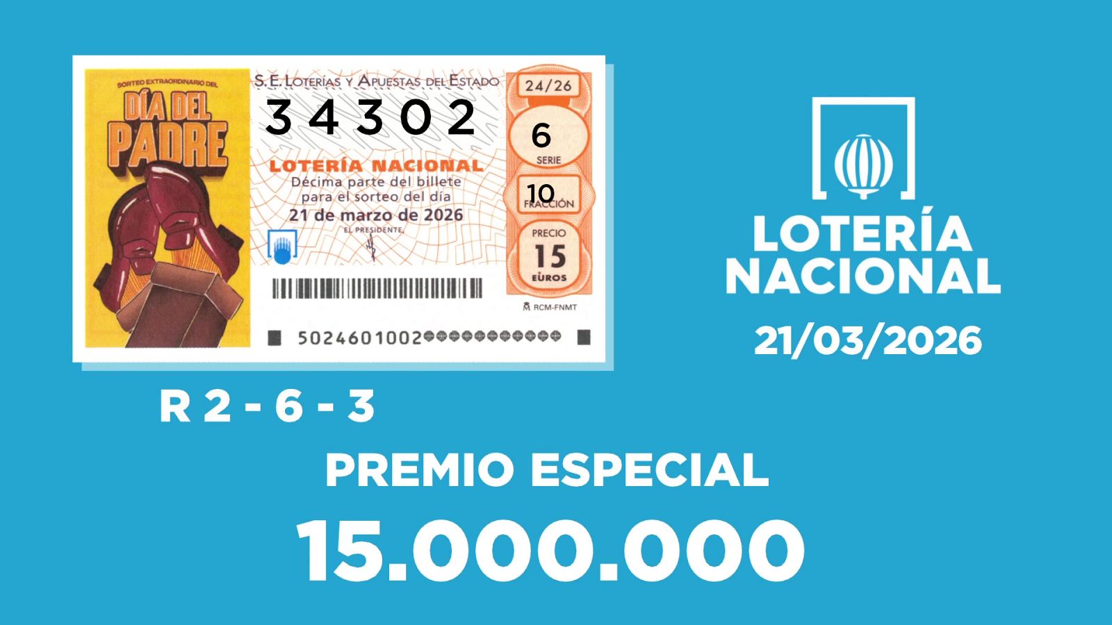 Sorteo de la Lotería Nacional del 21/03/2026 - Ver ahora