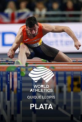 Llopis, plata en 60 metros vallas en el Mundial de pista cubierta de Torun