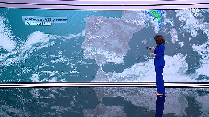 El tiempo - Chubascos localmente fuertes y persistentes, acompañados de tormenta y granizo, en las islas Canarias