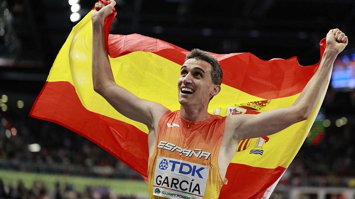Atletismo - Mariano Garcia, campeón del mundo de 1.500 en pista cubierta