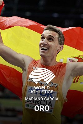 Mariano Garcia, campeón del mundo de 1.500 en pista cubierta