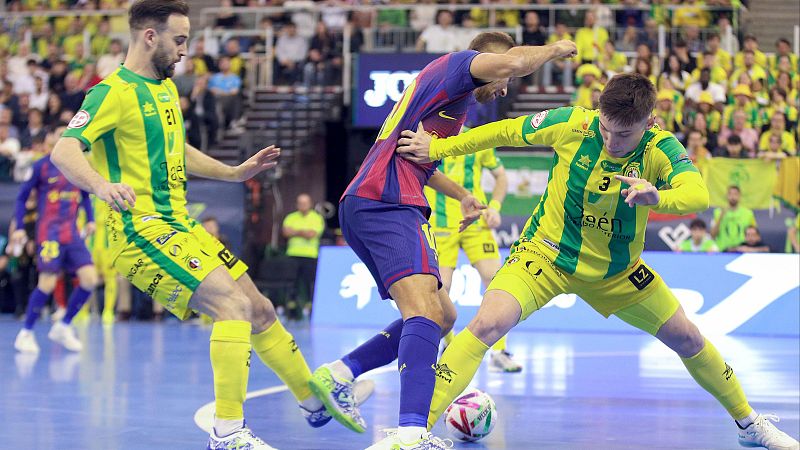 El Jaén Fútbol Sala gana su cuarta Copa de España al derrota al Barça | Ver