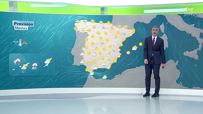 El tiempo - Precipitaciones fuertes en las islas más montañosas de Canarias