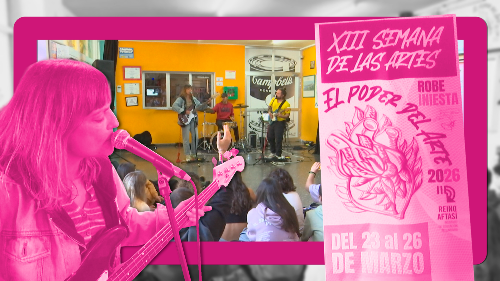 Robe inspira el arte de los alumnos del Instituto Reino Aftasí - Ver ahora