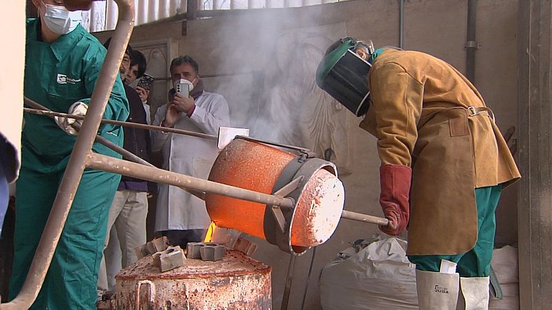 La Fundición Artística de Salamanca nos enseña el proceso para esculpir una pieza de bronce
