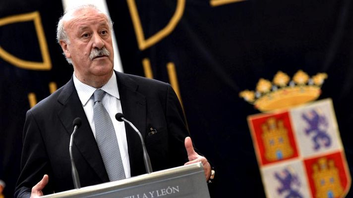 Telediario 1 - Del Bosque: "El fútbol español no solo se limita a Madrid y Barcelona"