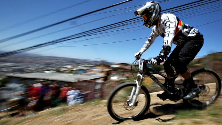 Telediario 1 - Valparaíso, un circuito urbano perfecto para las mountain-bikes