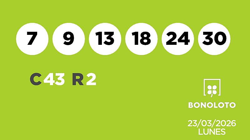 Sorteo de la Loter�a Bonoloto del 23/03/2026 - Ver ahora