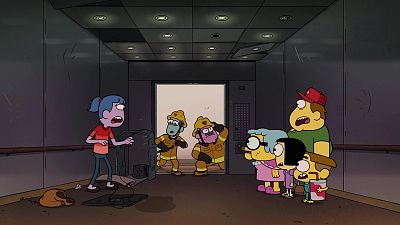 Un ascensor muy movido