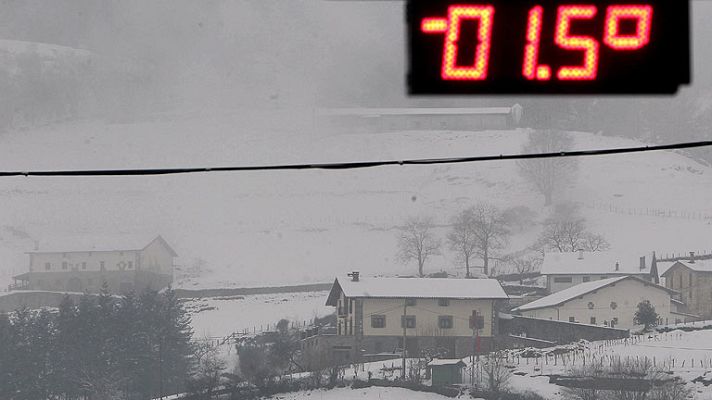 El tiempo - Nevadas en el norte