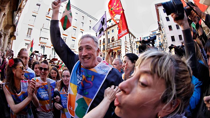 Telenavarra - Pamplona condena el apoyo a ETA en la Korrika