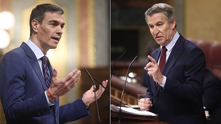 Informativo 24h - Feijóo acusa al Gobierno de "mentir" y Sánchez le exige que vote 'sí' al decreto anticrisis