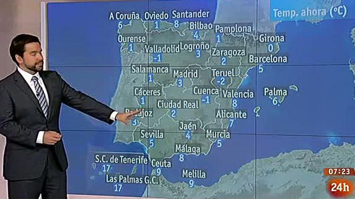El tiempo - Mucho frío y lluvias generalizadas