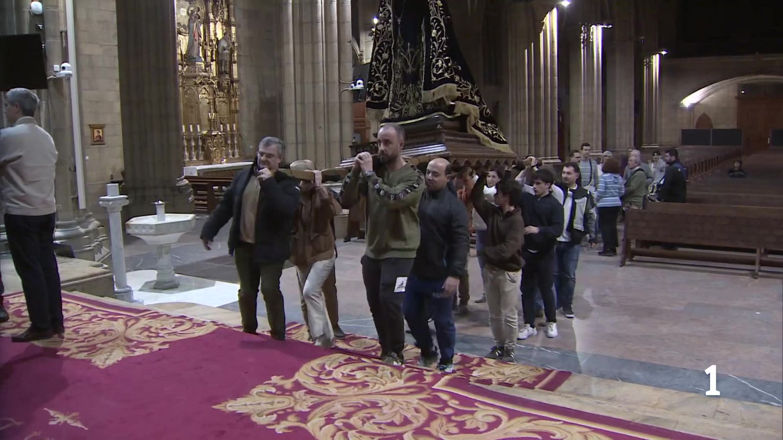 La procesión partirá el Viernes Santo por la tarde desde la catedral del Buen Pastor | RTVE Play