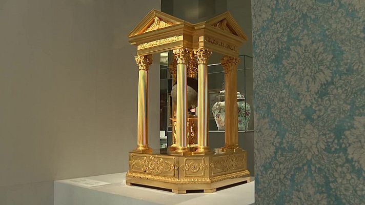 Telediario 1 - La Galería de las Colecciones Reales exhibe los relojes más exclusivos de la nobleza