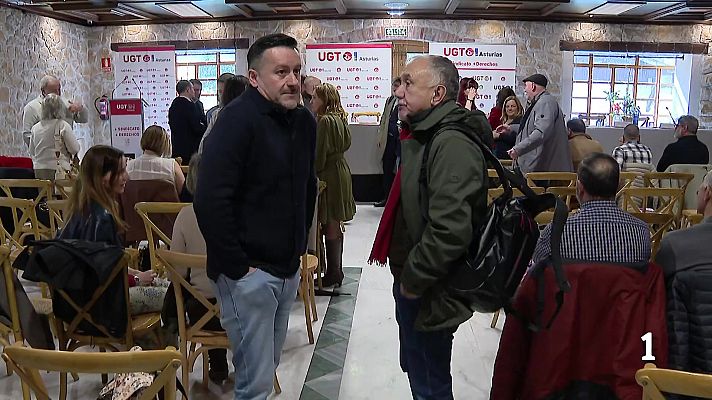 Panorama Regional - Pepe Álvarez en la Asamblea de delegados de UGT Asturias