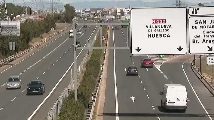 Noticias Aragón - Primera fase de la operación especial de tráfico de Semana Santa